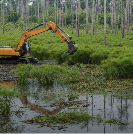 Swamp Clearing & Vegetation Removal